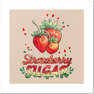 Strawberry Sugar Posters and Art